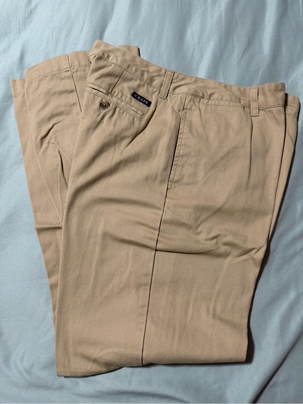 Chaps Boys Tan Khaki Dress Pants